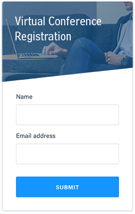 Online virtual conference registration template
